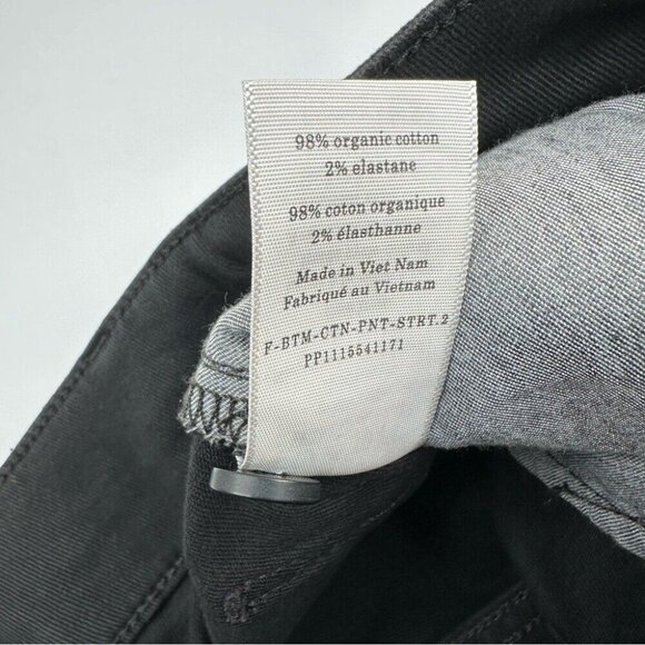 Everlane‎ Women’s NWT Black The Organic Straight-Leg Minimalist Pant 6/W29/L26 - Picture 8 of 12